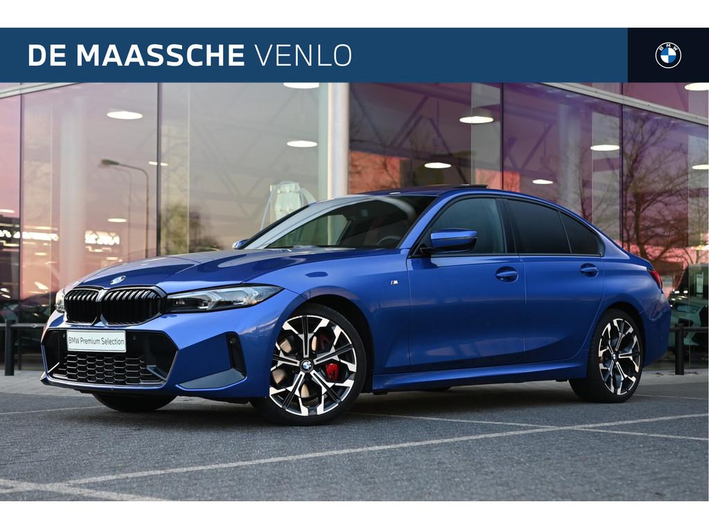 BMW 3 Serie 330i xDrive M Sport Automaat / Schuif-kanteldak, Auto's, 1998 cc, 4 cilinders, Met garantie (alle), Blauw