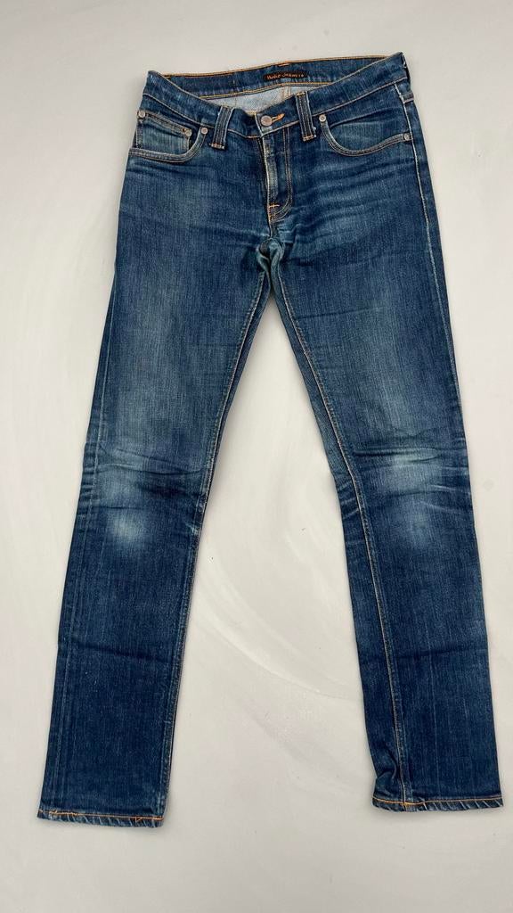 Nudie Jeans dames spijkerbroek W28 L34, Kleding | Dames, Ophalen of Verzenden, Gedragen, Blauw, W28 - W29 (confectie 36)