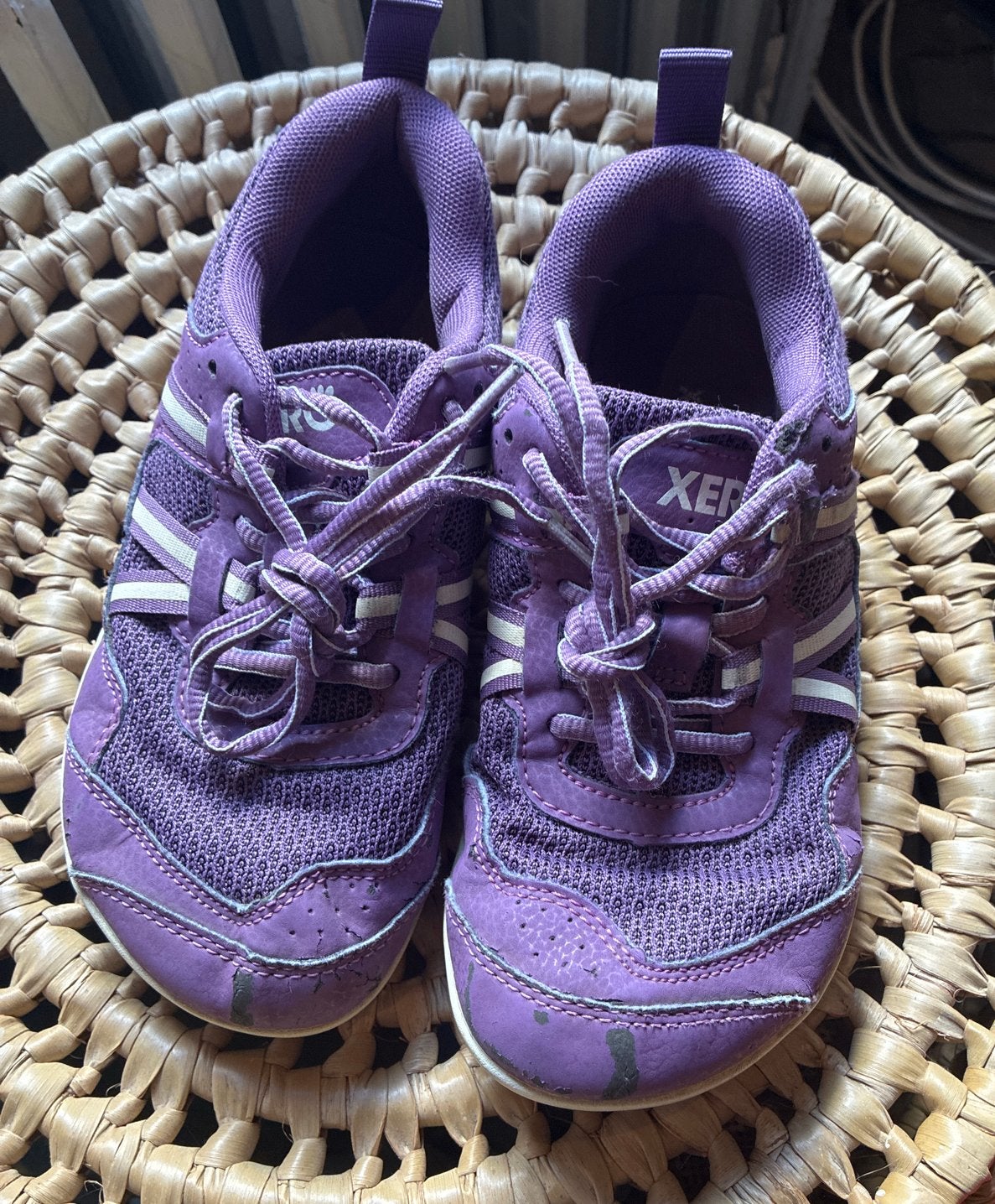 Barefoot Xero Shoes paarse sneakers - maat 33, Ophalen of Verzenden, Gebruikt, Meisje, Schoenen