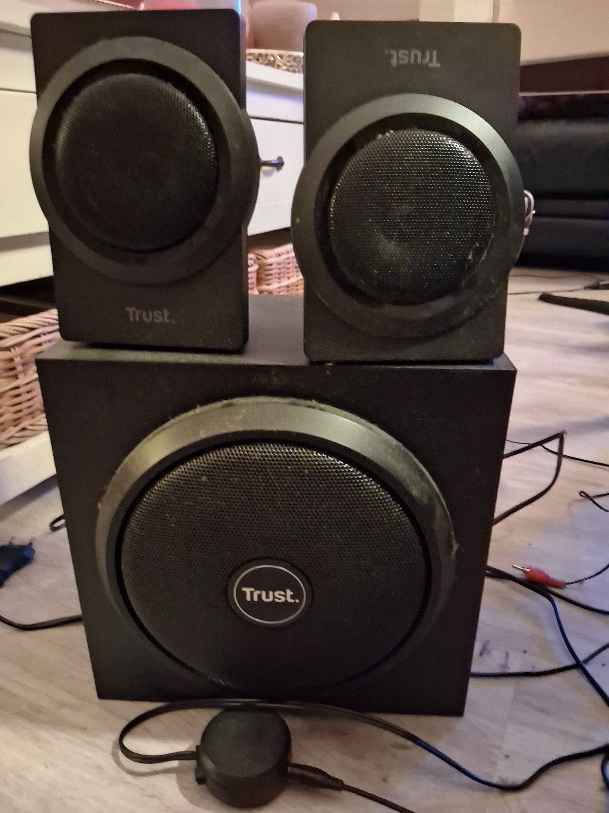 trust speakers met subwoofer., Ophalen, Gebruikt, Trust