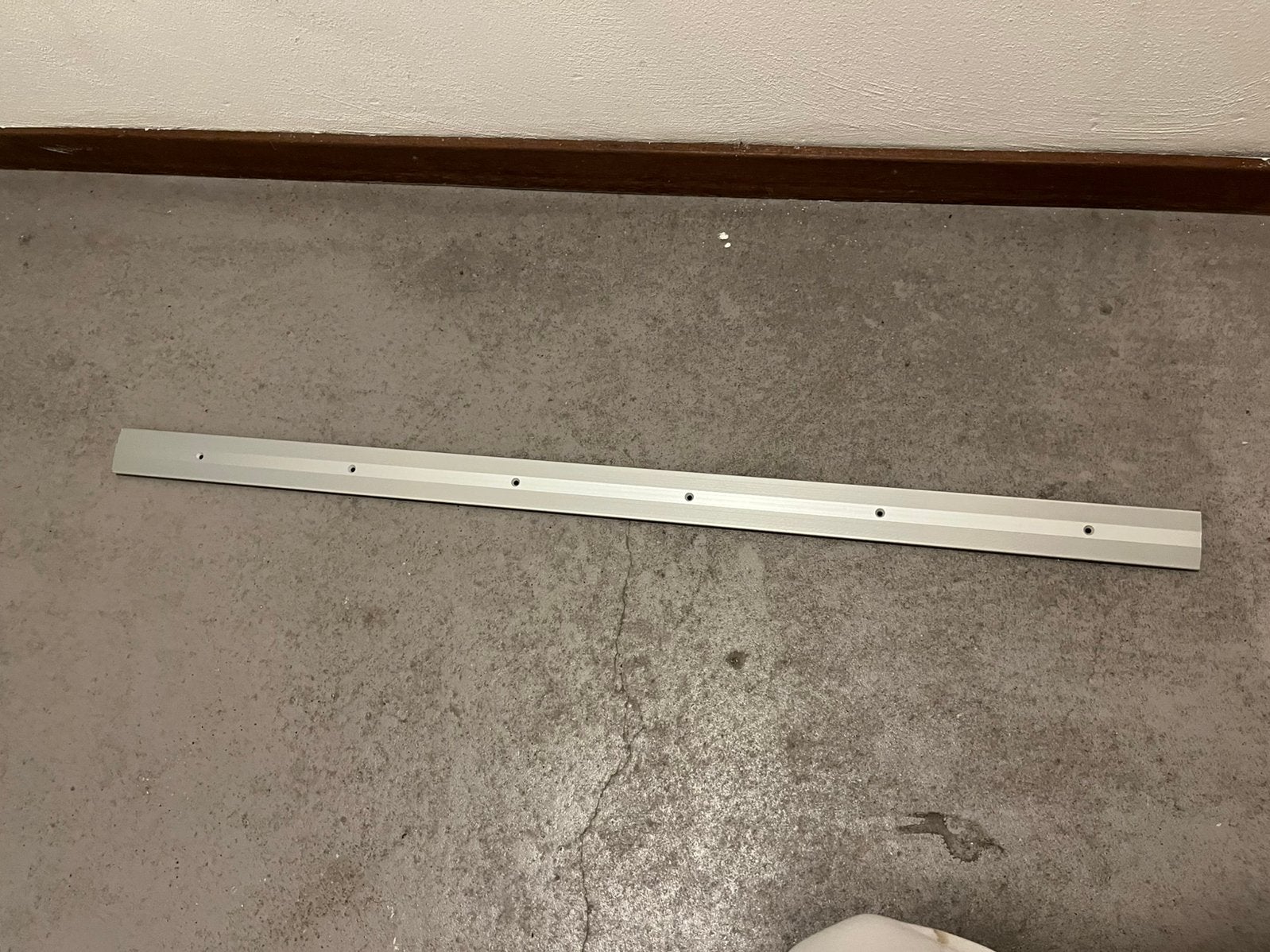 Overgangsstrip 91.5x4.5 aluminium, Overige materialen, Nieuw, Ophalen of Verzenden, Minder dan 100 cm
