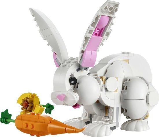 LEGO Creator 3-in-1 Wit Konijn - 31133, Lego, Ophalen of Verzenden, Zo goed als nieuw, Compleet