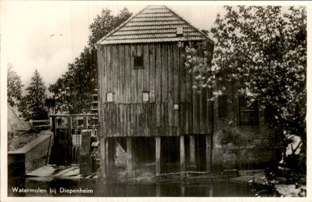 Diepenheim - Watermolen - bij Diepenheim, Ophalen of Verzenden, 1920 tot 1940, Ongelopen, Overijssel