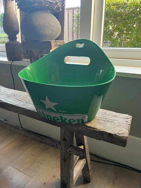 Heineken ijsemmer / opener, Verzamelen, Biermerken, Ophalen of Verzenden, Zo goed als nieuw, Flesopener, Heineken