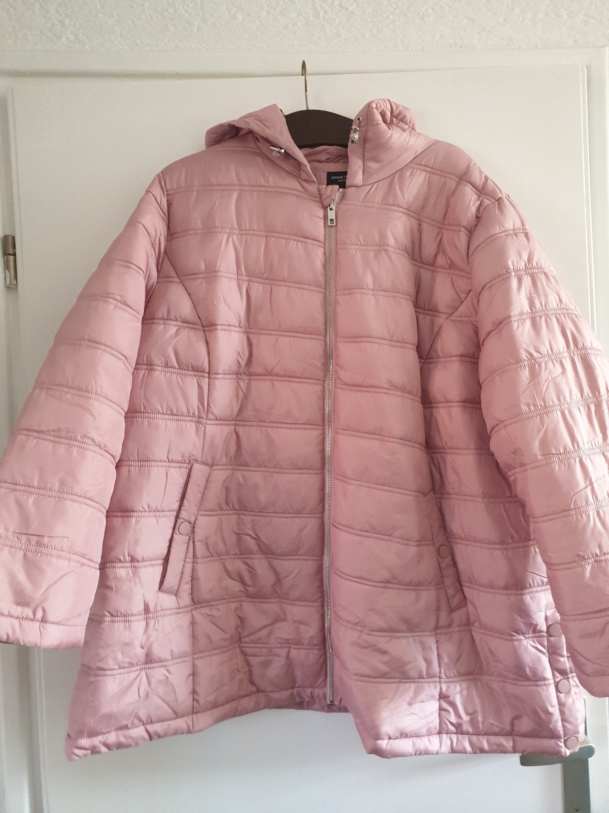 winterjas yessica grote maat 56, Kleding | Dames, Grote Maten, Ophalen of Verzenden, Zo goed als nieuw, Roze, Jas of Mantel