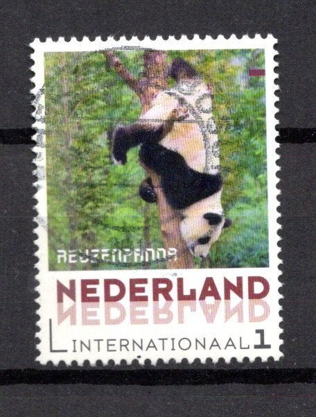 gestempelde zegel. Persoonlijke: Reuzenpanda internationaal, Ophalen of Verzenden, Na 1940, Gestempeld