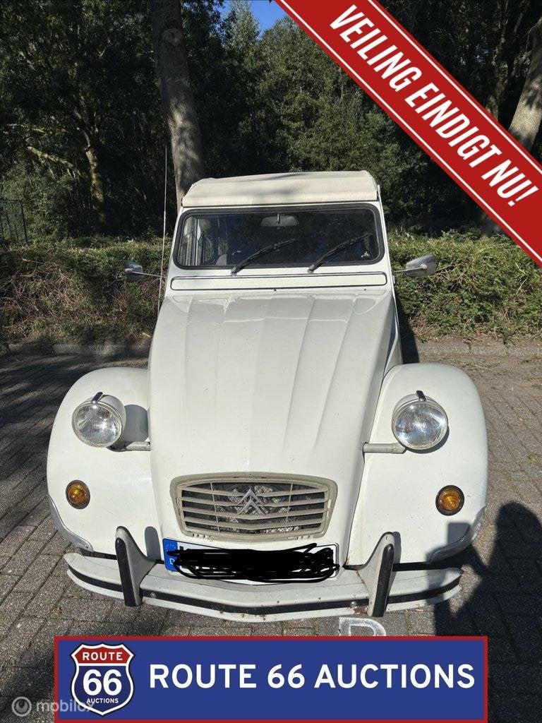 Citroën 2CV | 1990 | Route 66 Auctions, Auto's, Overige carrosserieën, Citroën, Zwart, Bedrijf