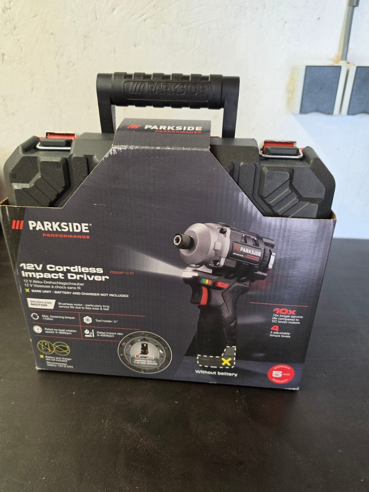 Parkside Performance slagschroevendraaier 12v nieuw, Ophalen of Verzenden, Nieuw, Boor- en Schroefmachine