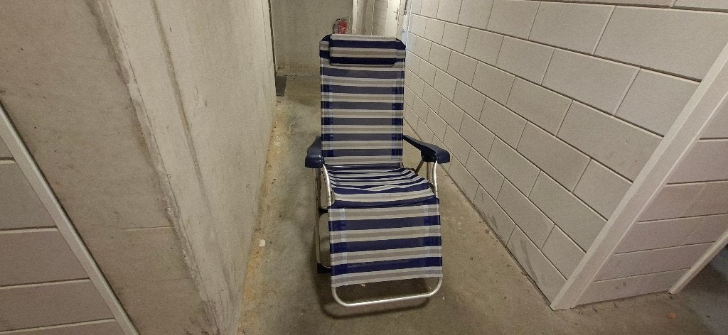 Te koop ligstoel van het merk Crespo, Ophalen, Zo goed als nieuw, Campingstoel