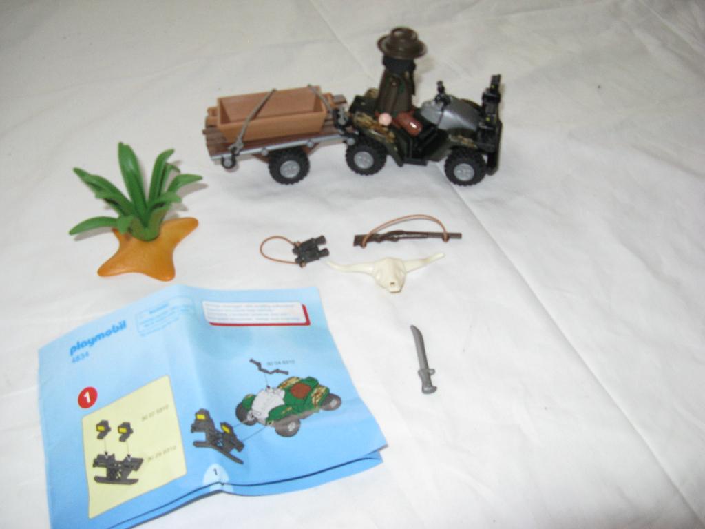 playmobil 4834 safari quad, Ophalen of Verzenden, Zo goed als nieuw, Los playmobil