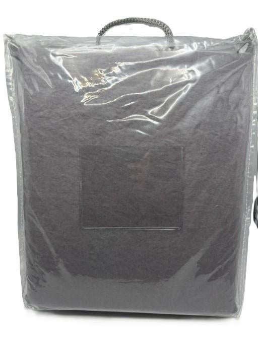 100% linnen dekbedovertrek 240x220 met slopen Grey, Dekbedovertrek, Ophalen of Verzenden, Grijs, Nieuw