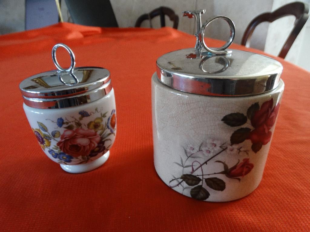 Egg Coddler, en Marmeladepot, Ophalen of Verzenden
