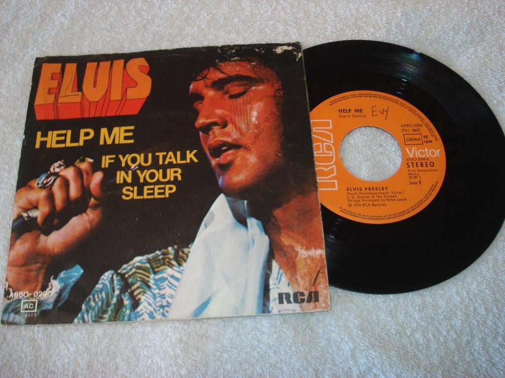 Elvis Presley    Help Me   Dtslnd     Orgineel, Ophalen of Verzenden, Gebruikt, Pop