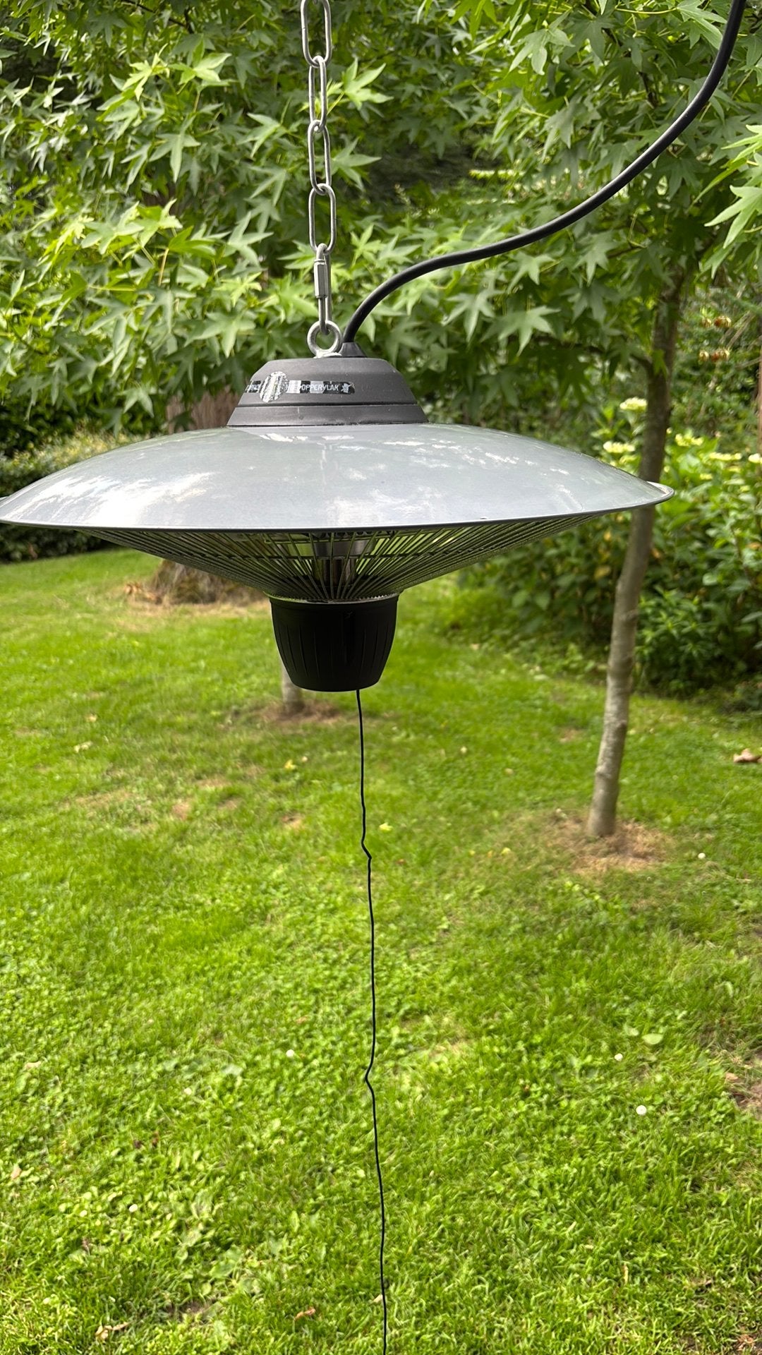 Eurom Partytent Heater 1500W - Infrarood Terrasverwarmer, Ophalen of Verzenden, Gebruikt, Elektrisch, Plafond