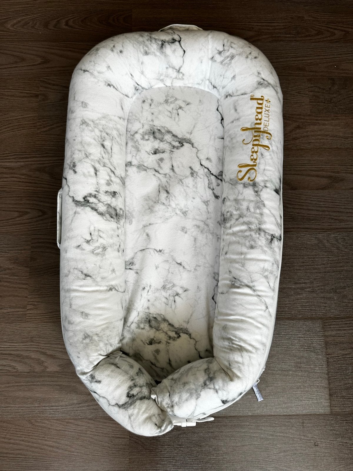 Babynestje Sleepyhead Deluxe+ (marmerprint), Ophalen, Zo goed als nieuw, Overige typen