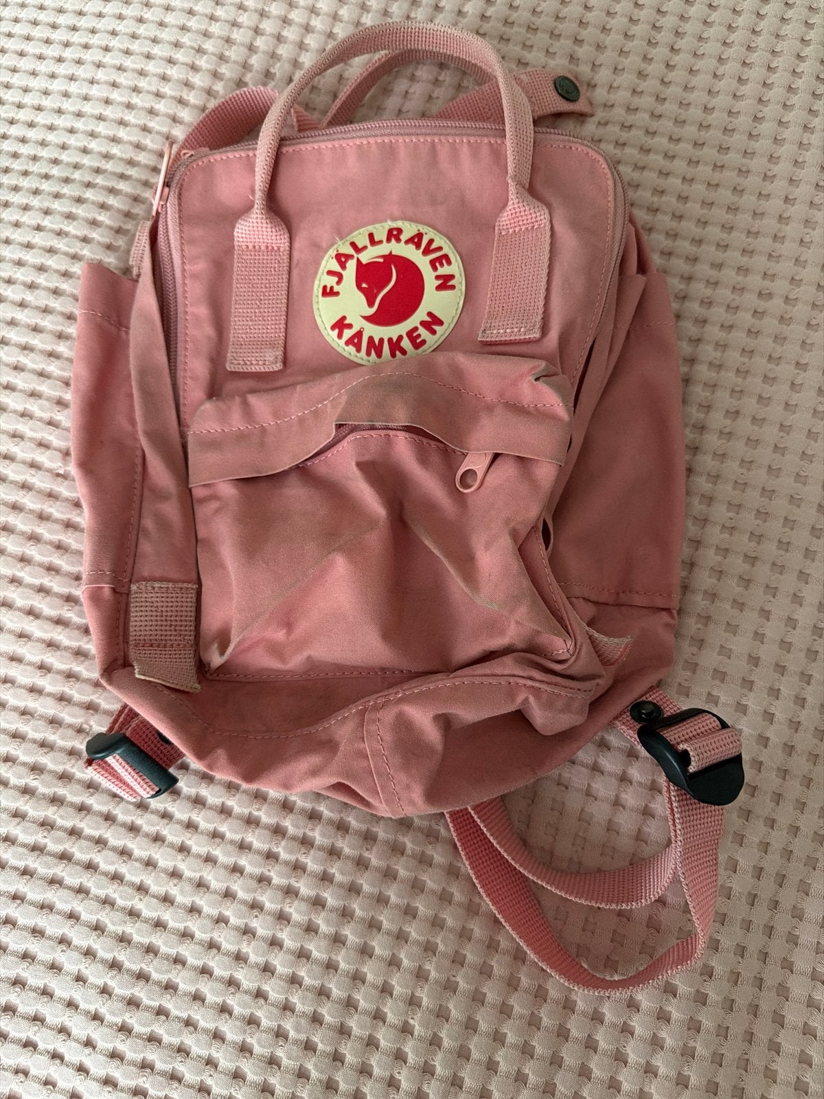 Roze Fjällräven Kanken Mini Rugzak - Gebruikt, Gebruikt, Minder dan 30 cm, Minder dan 25 cm, Ophalen