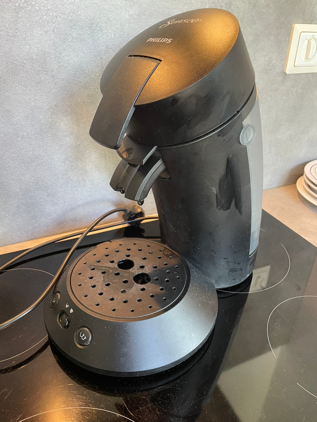 Senseo met de doos zwart, Ophalen, Zo goed als nieuw, Koffiemachine