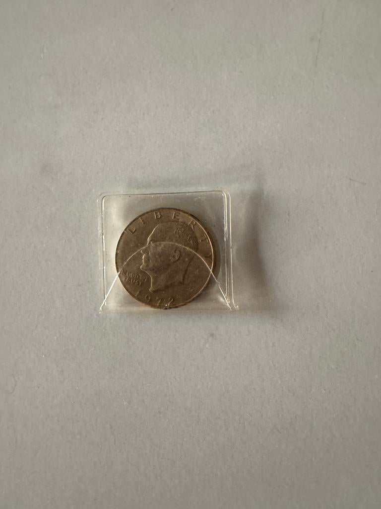 Vergulde 1 Dollar, Postzegels en Munten, Munten | Amerika, Ophalen of Verzenden, Noord-Amerika