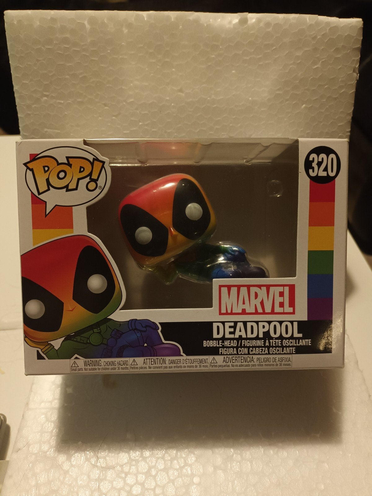 Funko Pop! Marvel Deadpool (Rainbow) #320, Ophalen of Verzenden, Zo goed als nieuw