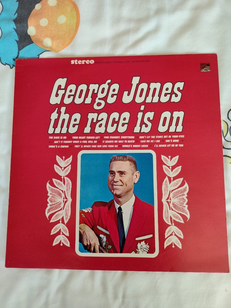George Jones. The Race Is On. LP0262, LP, Gebruikt, Verzenden, 12 inch