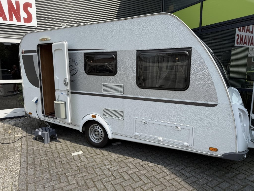 KNAUS SPORT 420 QD VASTBED TREINZIT VOORTENT (TOPSTAAT), Overige typen, Bedrijf, Treinzit, 750 - 1000 kg