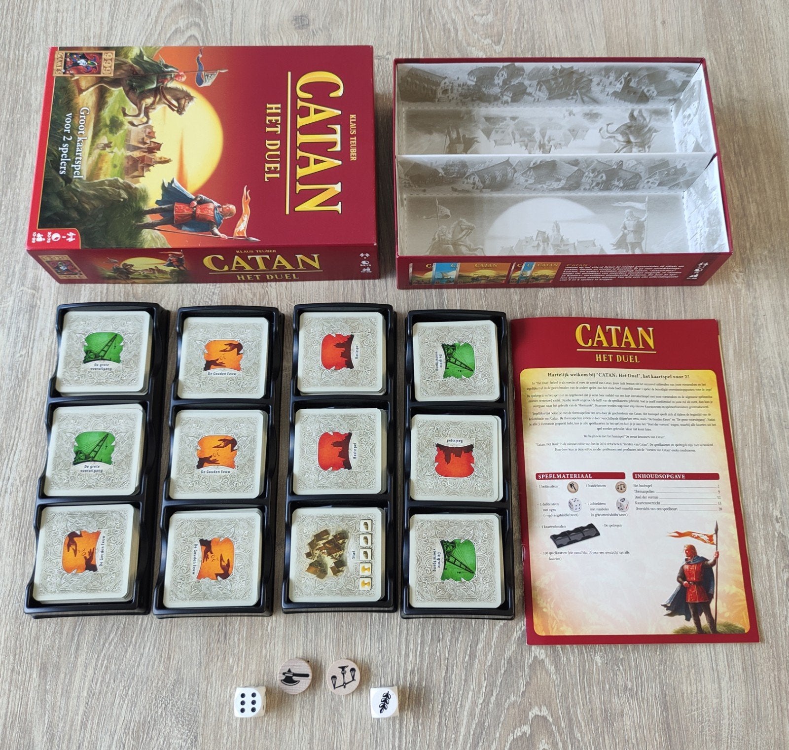 CATAN HET DUEL  groot kaartspel voor 2 spelers, Ophalen of Verzenden