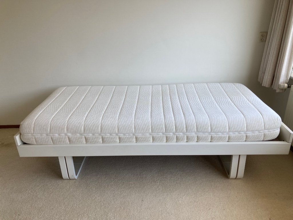 Prima Auping? bed met keurige AUPING-matras 90x200 cm, Huis en Inrichting, Slaapkamer | Bedden, Ophalen, Gebruikt, 90 cm, Eenpersoons