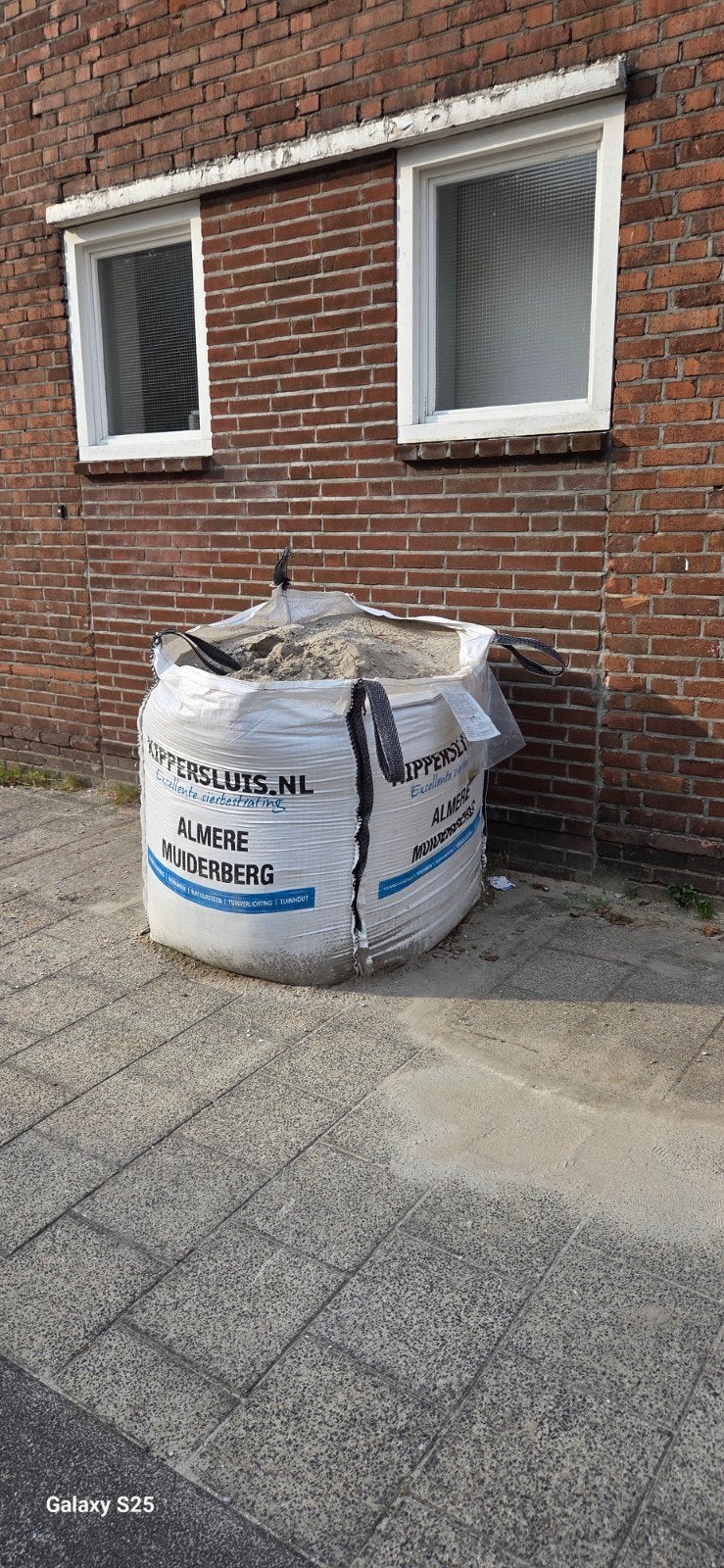 Big bag zand gratis afhalen, Ophalen, Nieuw, Ophoogzand