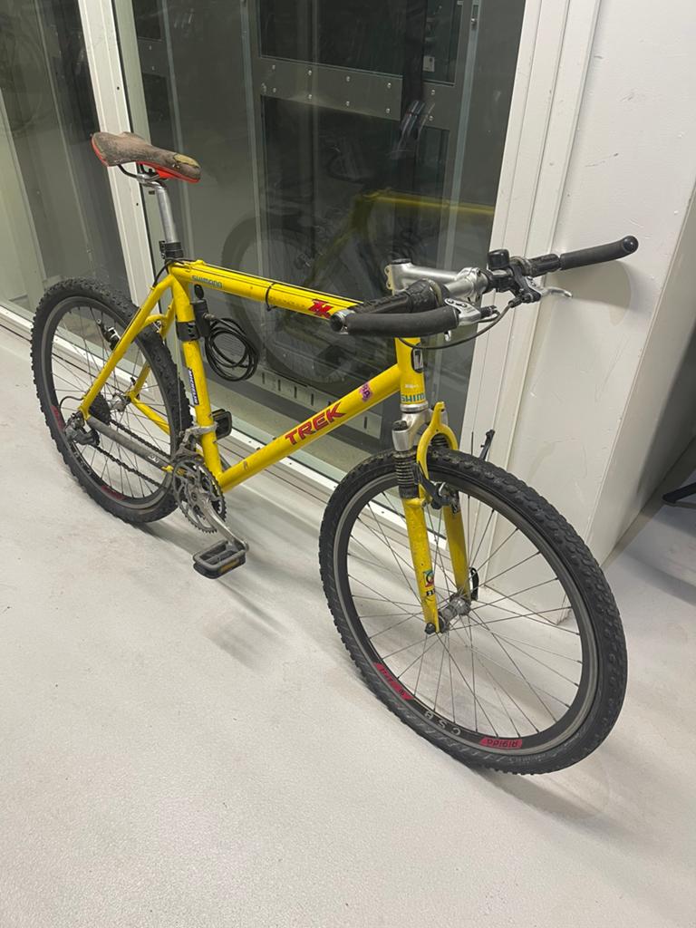 Trek 8000 ZX alu vintage retro mtb | RockShox, sram 9.0, Fietsen en Brommers, Ophalen, 24 inch of meer, Gebruikt, Velgrem