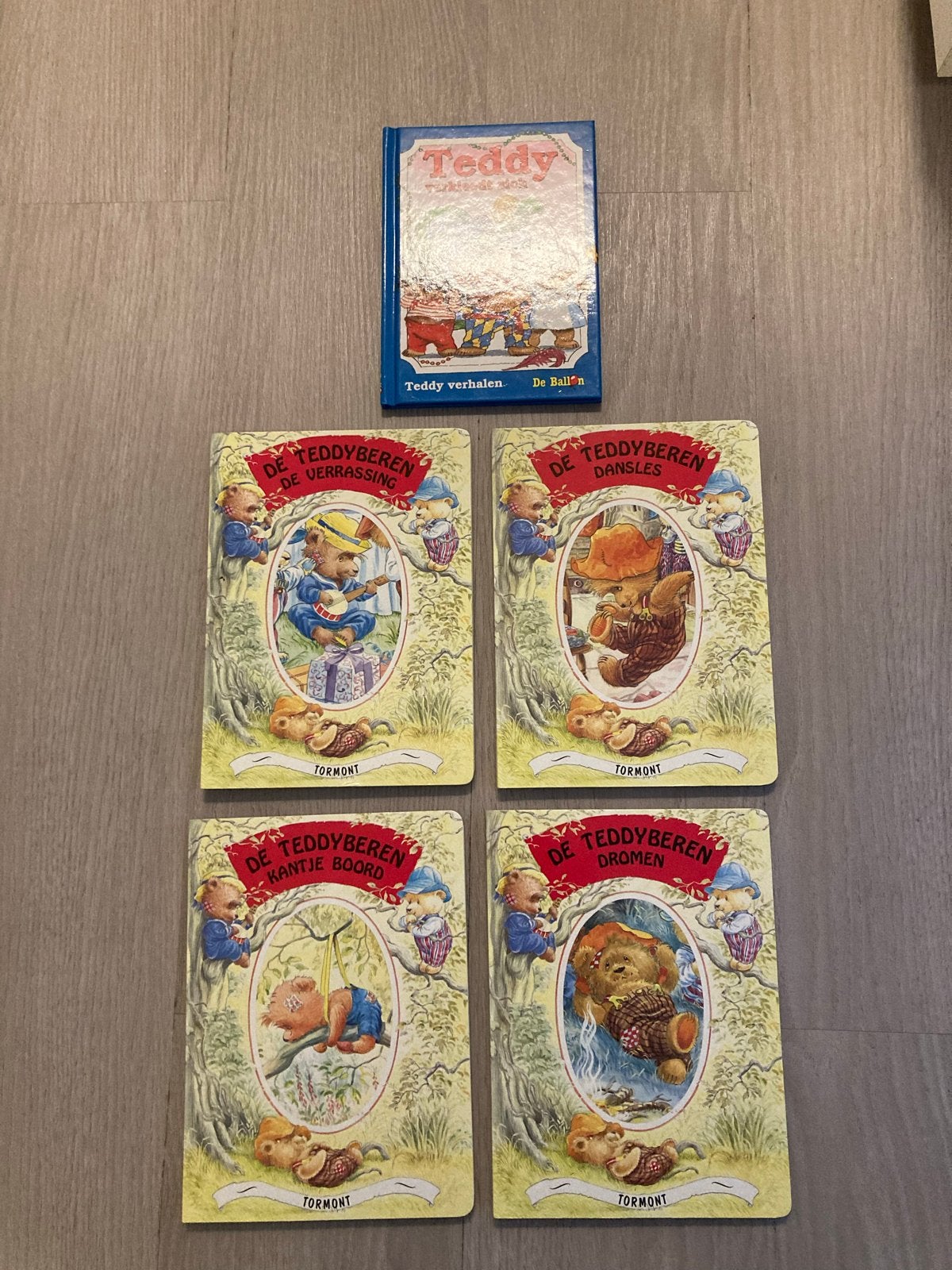 Teddyberen avonturen boekjes - 5 stuks in box (ZGAN), Fictie algemeen, Jongen of Meisje, Ophalen of Verzenden, Zo goed als nieuw