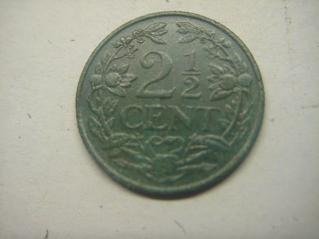munt  2 1/2 cent  1941   lijkt van zink gemaakt ?   2 gram, Ophalen of Verzenden, Koningin Wilhelmina, Losse munt