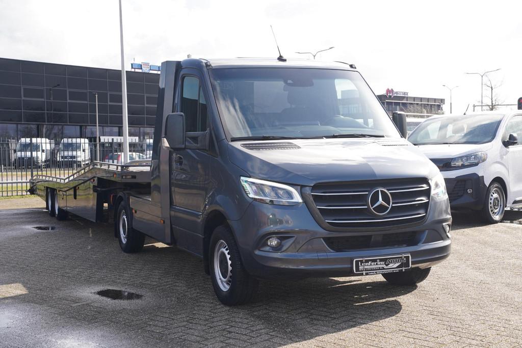 Mercedes Benz Sprinter 516 CDI 163 pk Aut BE-Trekker met Tij, Auto's, Automaat, Start-stop-systeem, Gebruikt, 4 cilinders