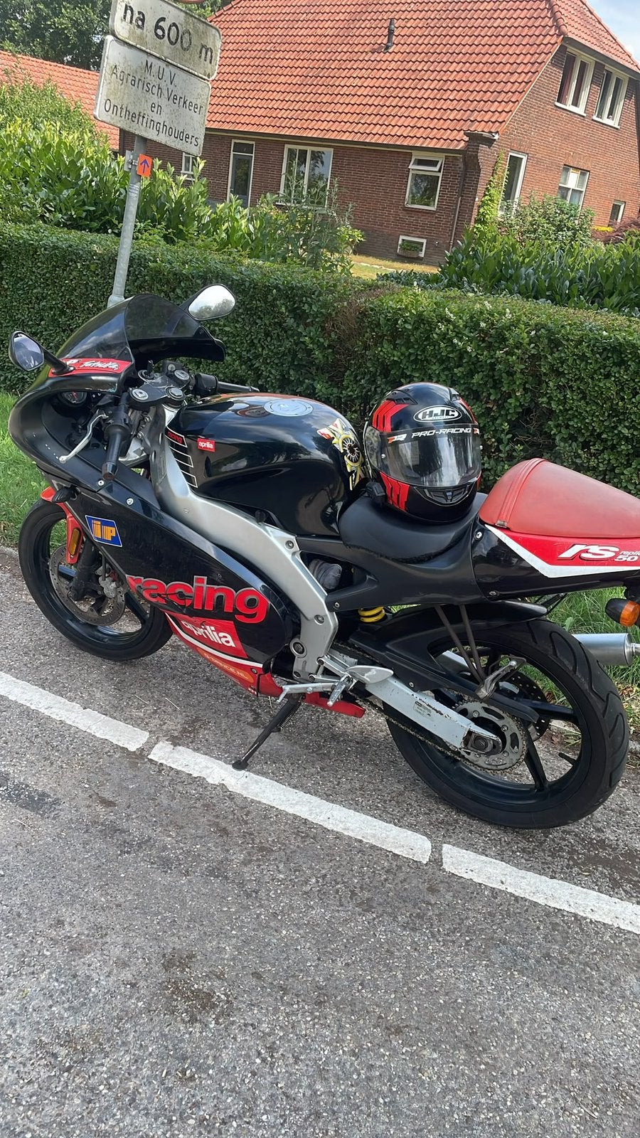 Aprilia RS50, Fietsen en Brommers, Ophalen, Tweetakt, Gebruikt, Maximaal 45 km/u