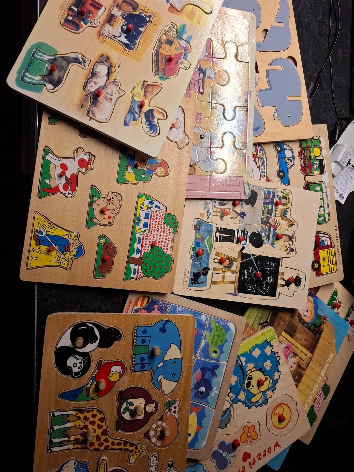 puzzels, Ophalen, Meer dan 50 stukjes
