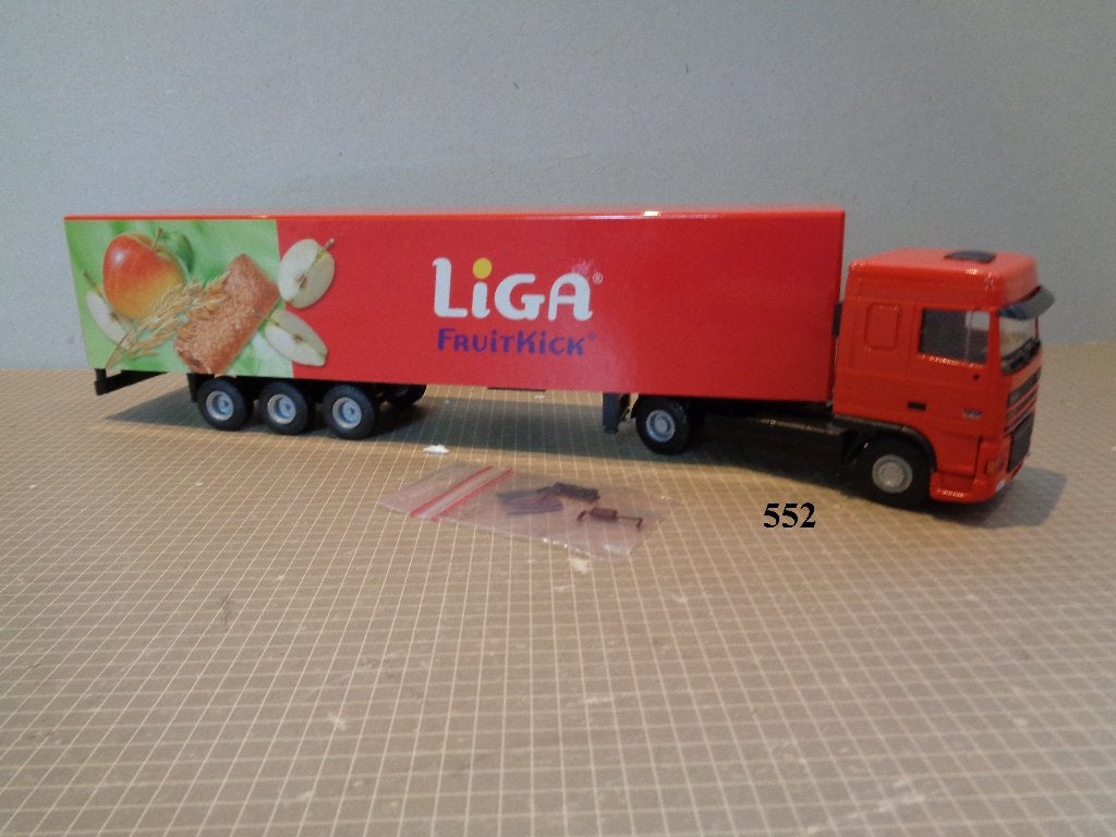 lion daf xf, Ophalen of Verzenden, Zo goed als nieuw, Bus of Vrachtwagen, Lion Toys