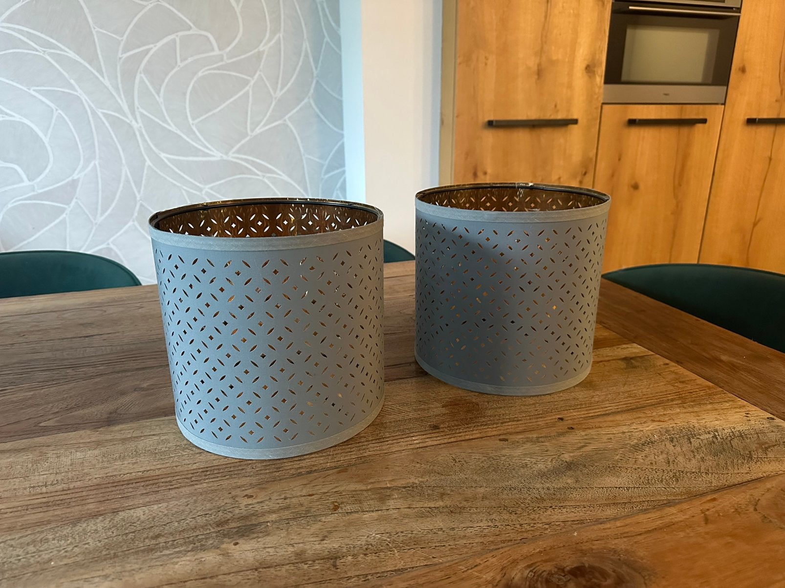 2x Lampenkap Ikea (Nymö), Ophalen, Rond, Zo goed als nieuw, 24 cm