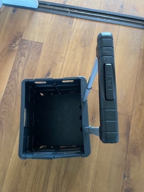 Boodschappen trolley inklapbaar, Ophalen, Zo goed als nieuw, Zwart, Kunststof