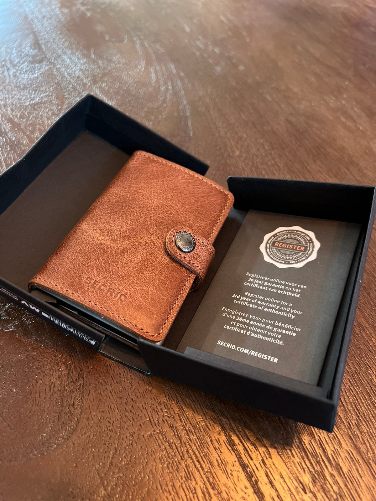Nieuw Secrid wallet vintage brown, Sieraden, Tassen en Uiterlijk, Portemonnees, Overige merken, Bruin, Nieuw, Ophalen of Verzenden