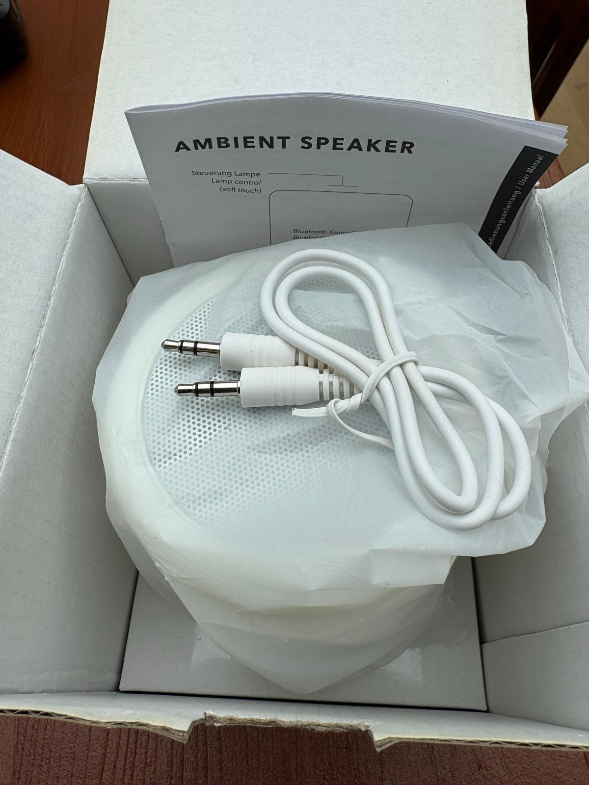 Ambient Speaker met LED-verlichting en Bluetooth, Overige merken, Ophalen of Verzenden, Zo goed als nieuw, Draagbare speaker