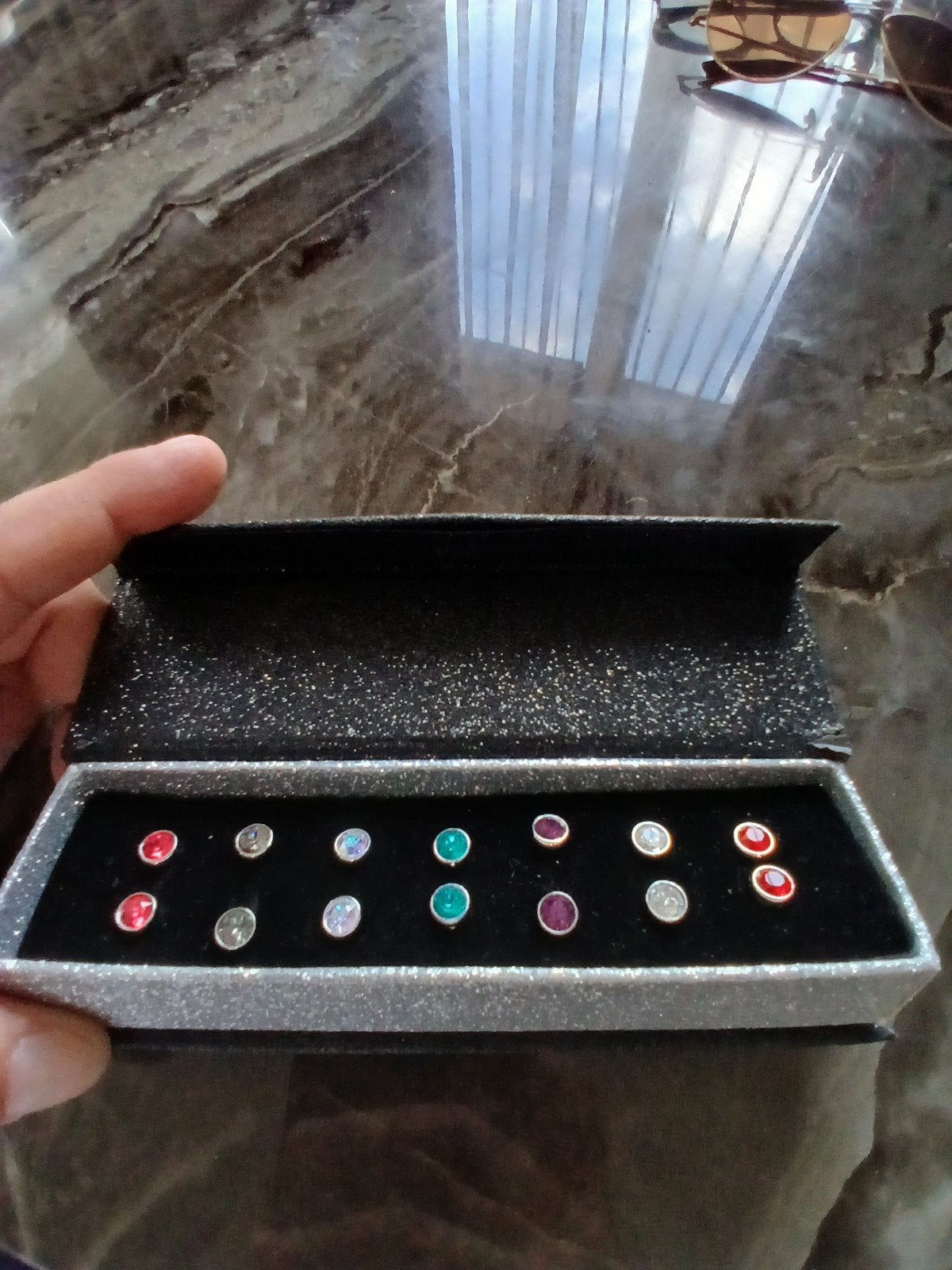 Yolora Oorbellen Set met Swarovski Kristallen, Met kristal, Overige materialen, Overige kleuren, Nieuw