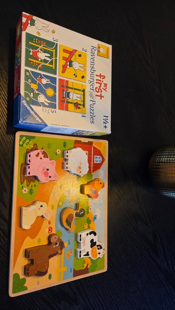Ravensburger Nijntje Puzzels & Houten Boerderij Puzzel, Kinderen en Baby's, Speelgoed | Kinderpuzzels, Ophalen