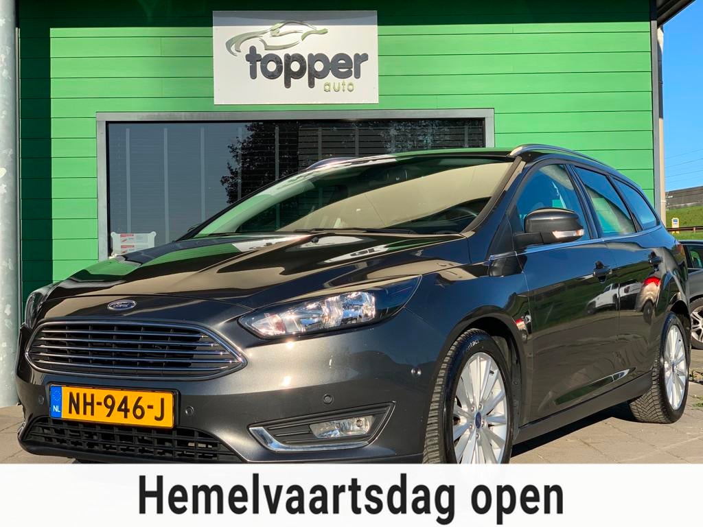 Ford Focus Wagon 1.0 Titanium|1e Eigenaar!|Navigatie|Trekhaa, Auto's, Ford, Bedrijf, Te koop, Focus, ABS, Airbags, Airconditioning