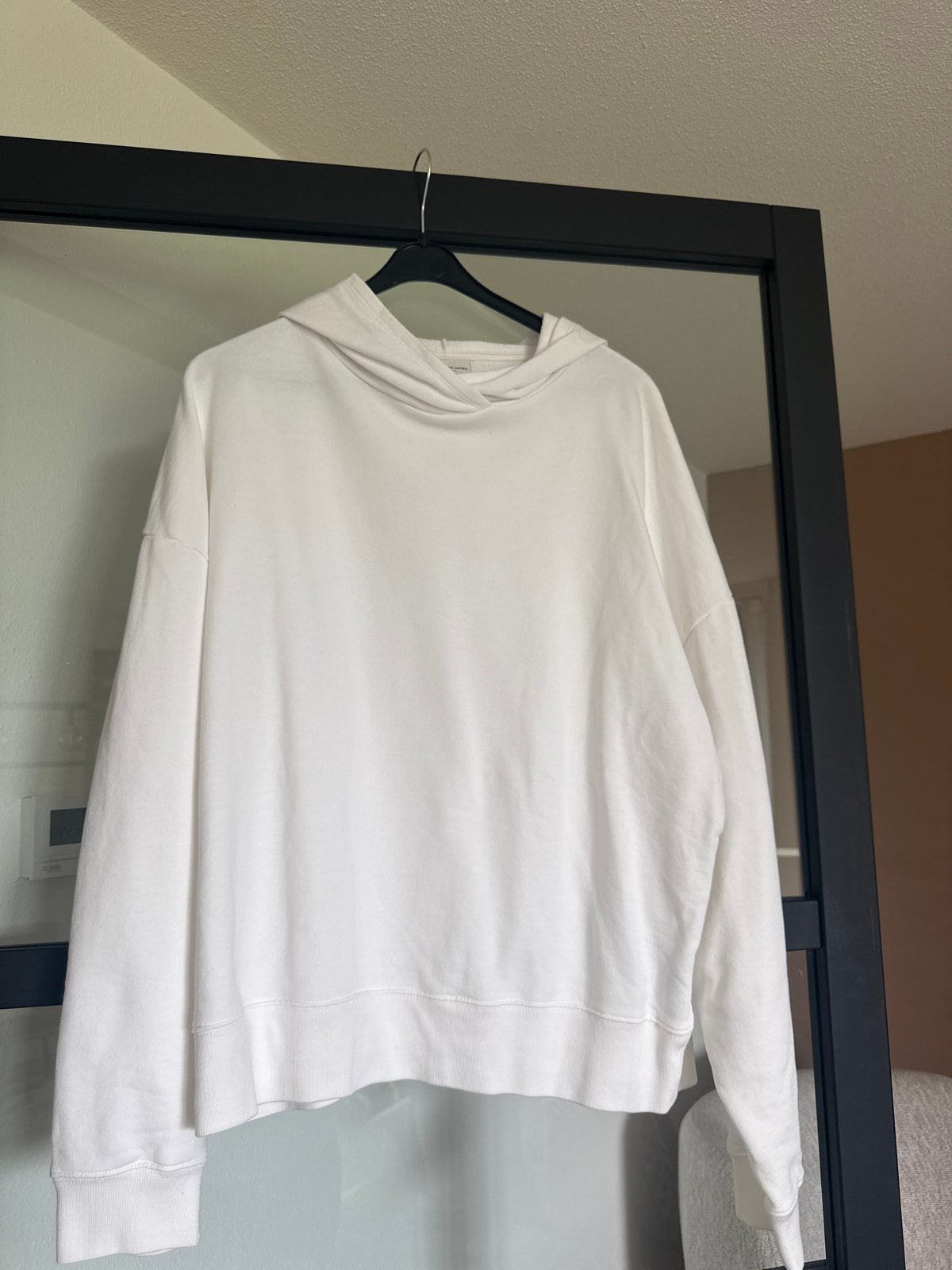 Dries Van Noten Witte Hoodie Maat L, Ophalen of Verzenden, Zo goed als nieuw, Maat 42/44 (L), Wit