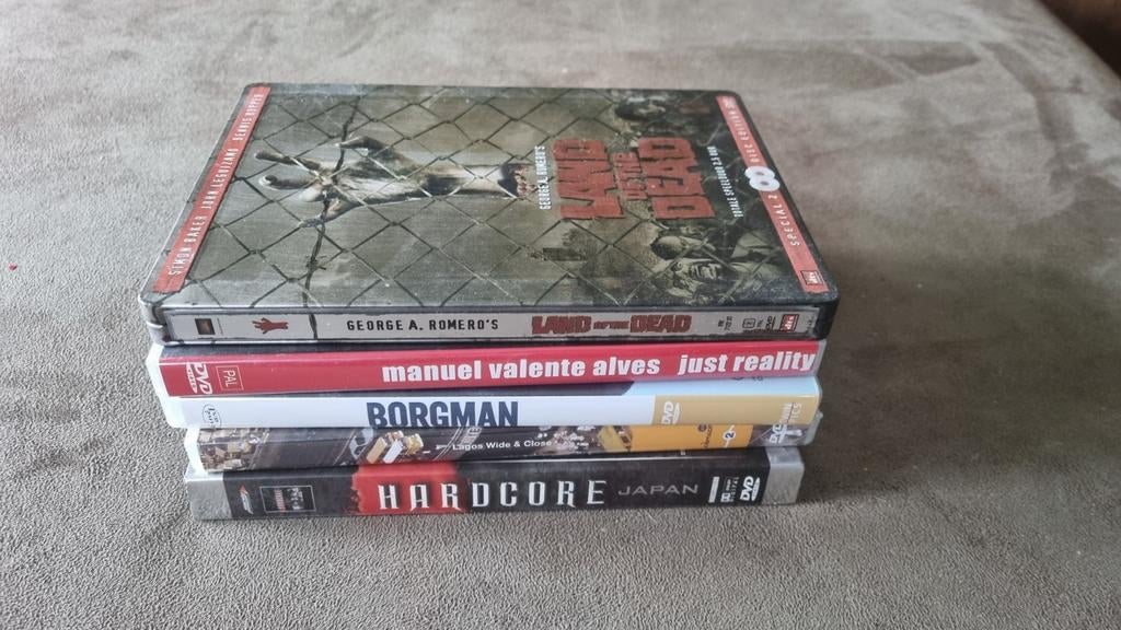 DVD-collectie: Land of the Dead, Borgman, Hardcore, Vanaf 16 jaar, Ophalen of Verzenden, Gebruikt, Overige genres