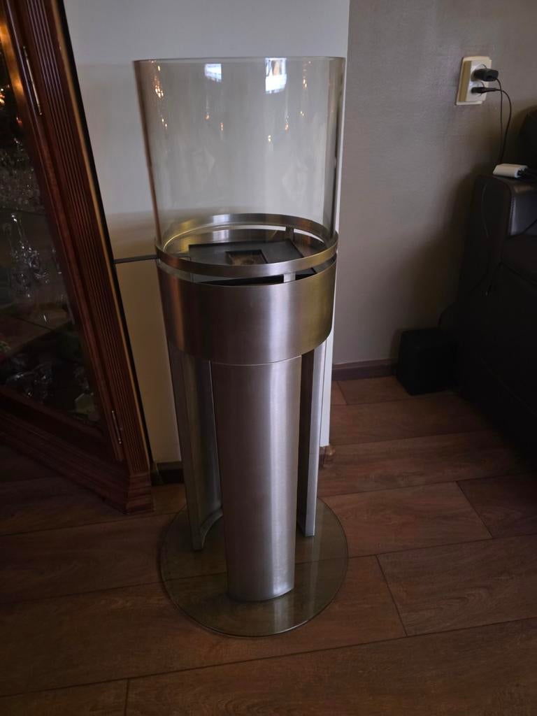 Gel brander rvs, Tuin en Terras, Buitenverlichting, Ophalen, Rvs, Netvoeding, Minder dan 50 watt