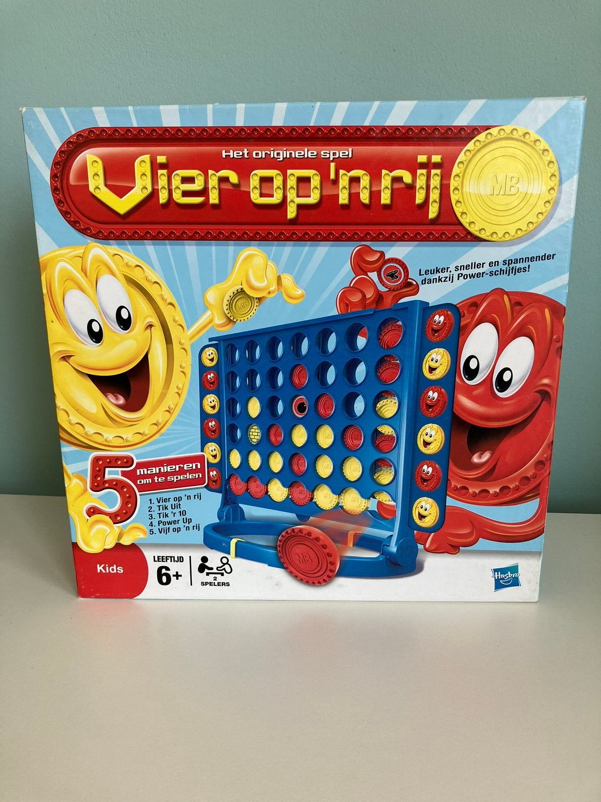 Vier op een rij spel MB, Ophalen of Verzenden, Zo goed als nieuw