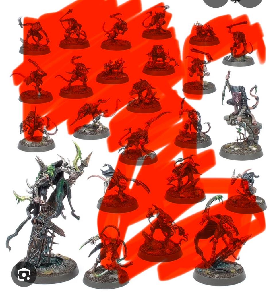 Warhammer deathmaster crixxit & regular -new on sprue skaven, Ophalen of Verzenden, Nieuw, Warhammer