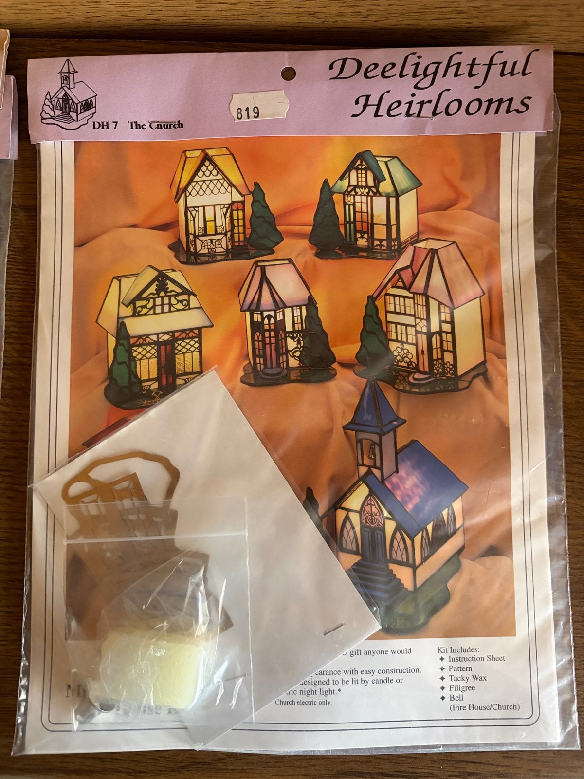 Deelightful Heirlooms Tiffany glas\-in\-lood kits €5, Ophalen of Verzenden, Nieuw
