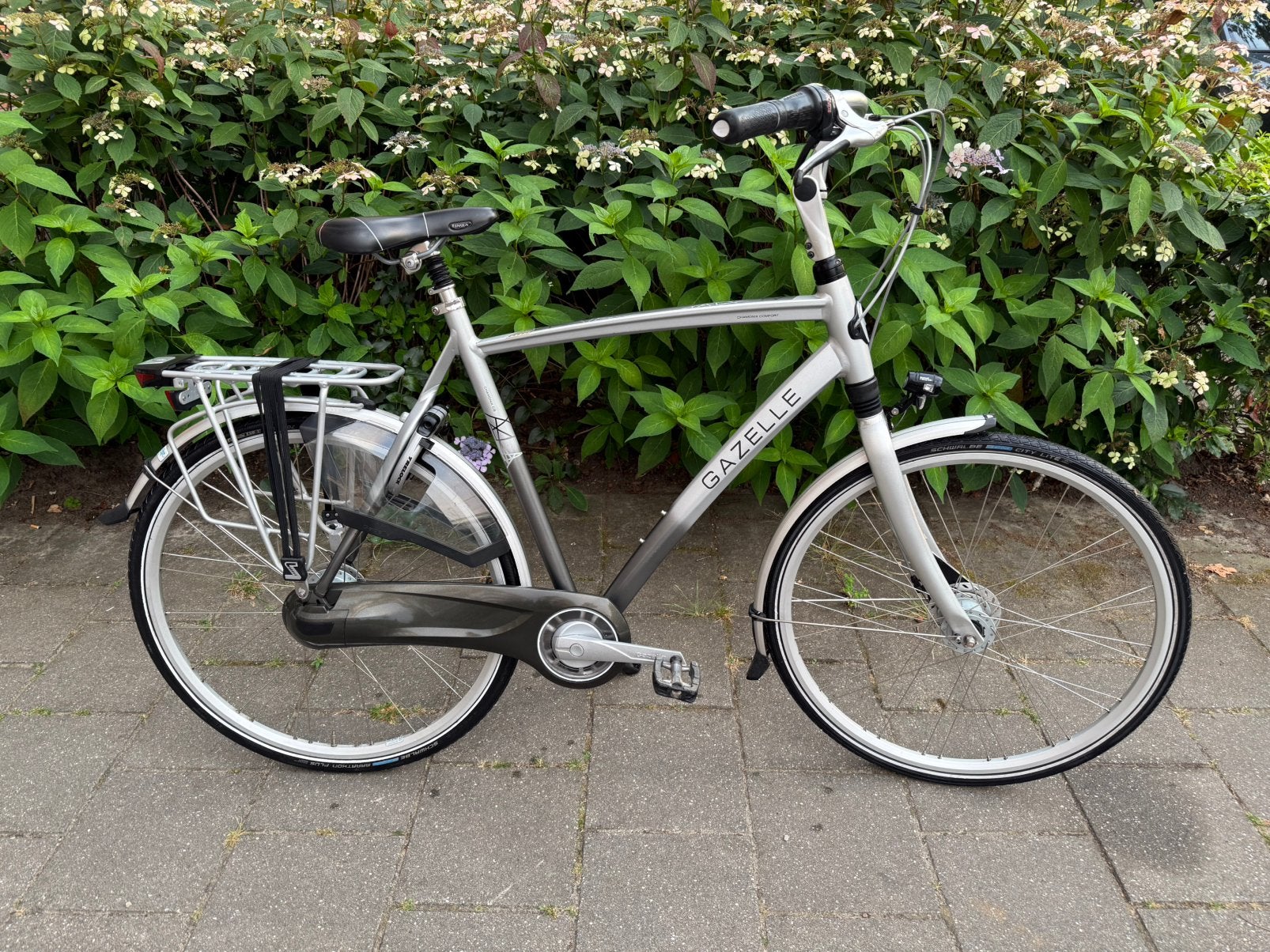 PRACTIGE Gazelle Chamonix C8 Herenfiets 61 cm 8 versn, Ophalen, Versnellingen, Zo goed als nieuw, 57 tot 61 cm