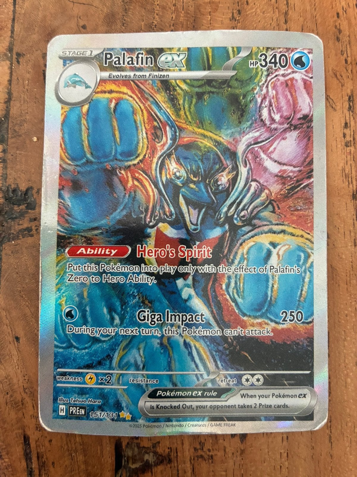 Palafin ex 151/131, Ophalen of Verzenden, Gebruikt, Losse kaart